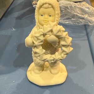 “ I made this for you” Ceramic Figurine Base with Small Stamp - White